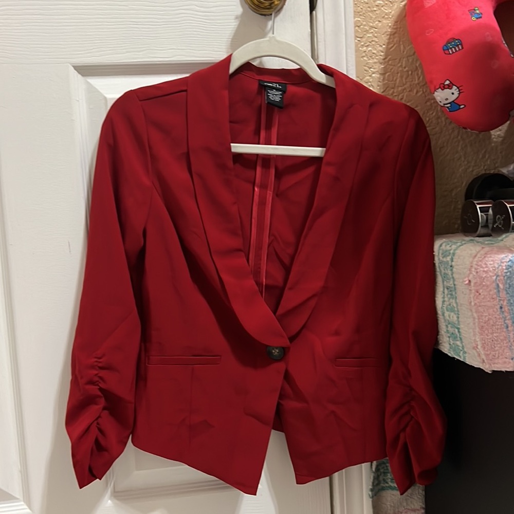 Rue 21 red blazer